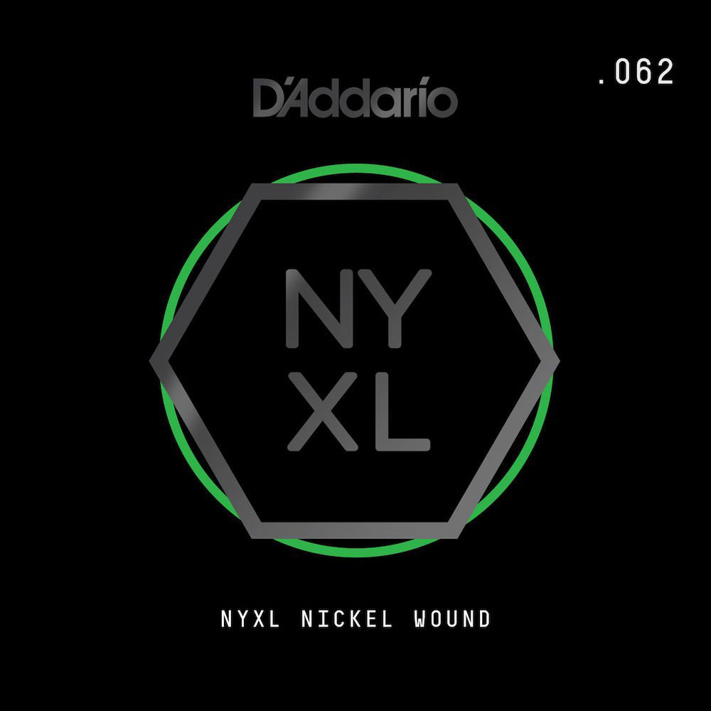 D'ADDARIO AND CO NYNW062 STRING FOR ELECTRIC GUITAR NICKEL WOUND TIE-ROD .062