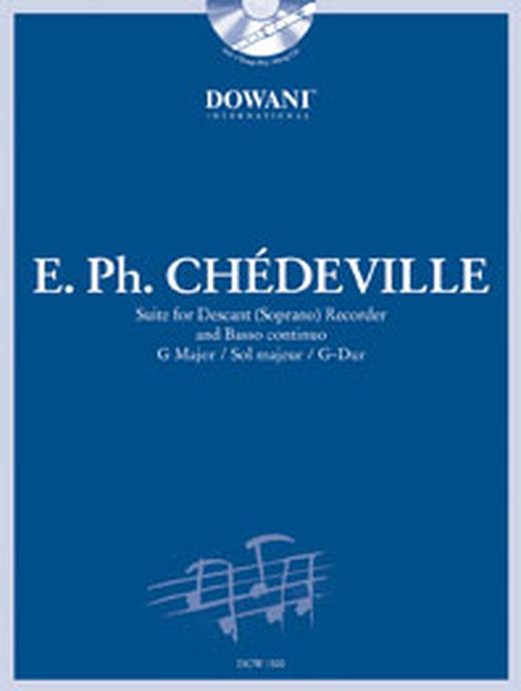DOWANI CHEDEVILLE N. - SUITE IN G MAJOR - SOPRANO RECORDER, BC