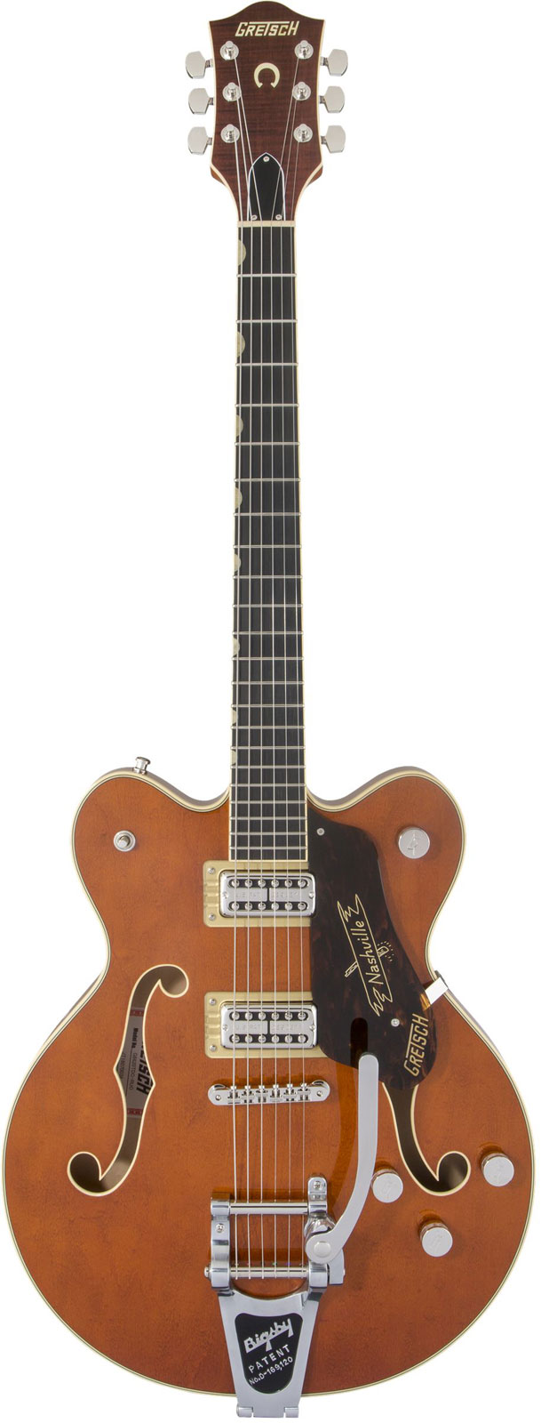 GRETSCH GUITARS G6620T PLAYERS EDITION NASHVILLE CENTER BLOCK DOUBLE-CUT WITH STRING-THRU BIGSBY, FILTER'TRON PICKUP