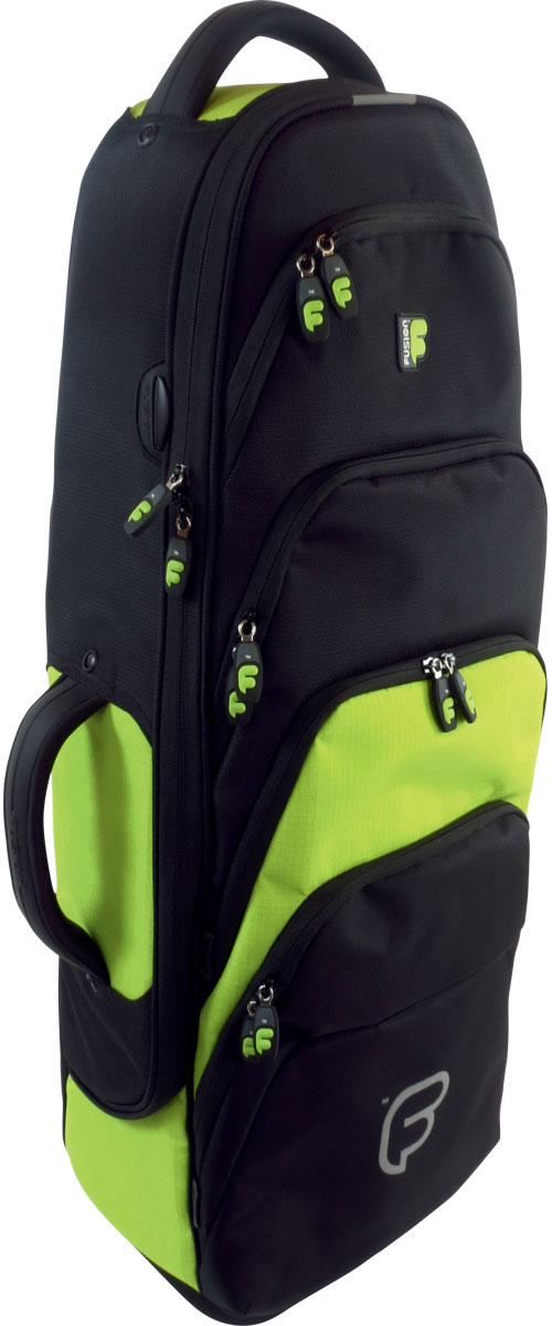 FUSION BAGS BAG FOR SAXOPHONE TENOR BLACK/GREEN LIME PW-02-L