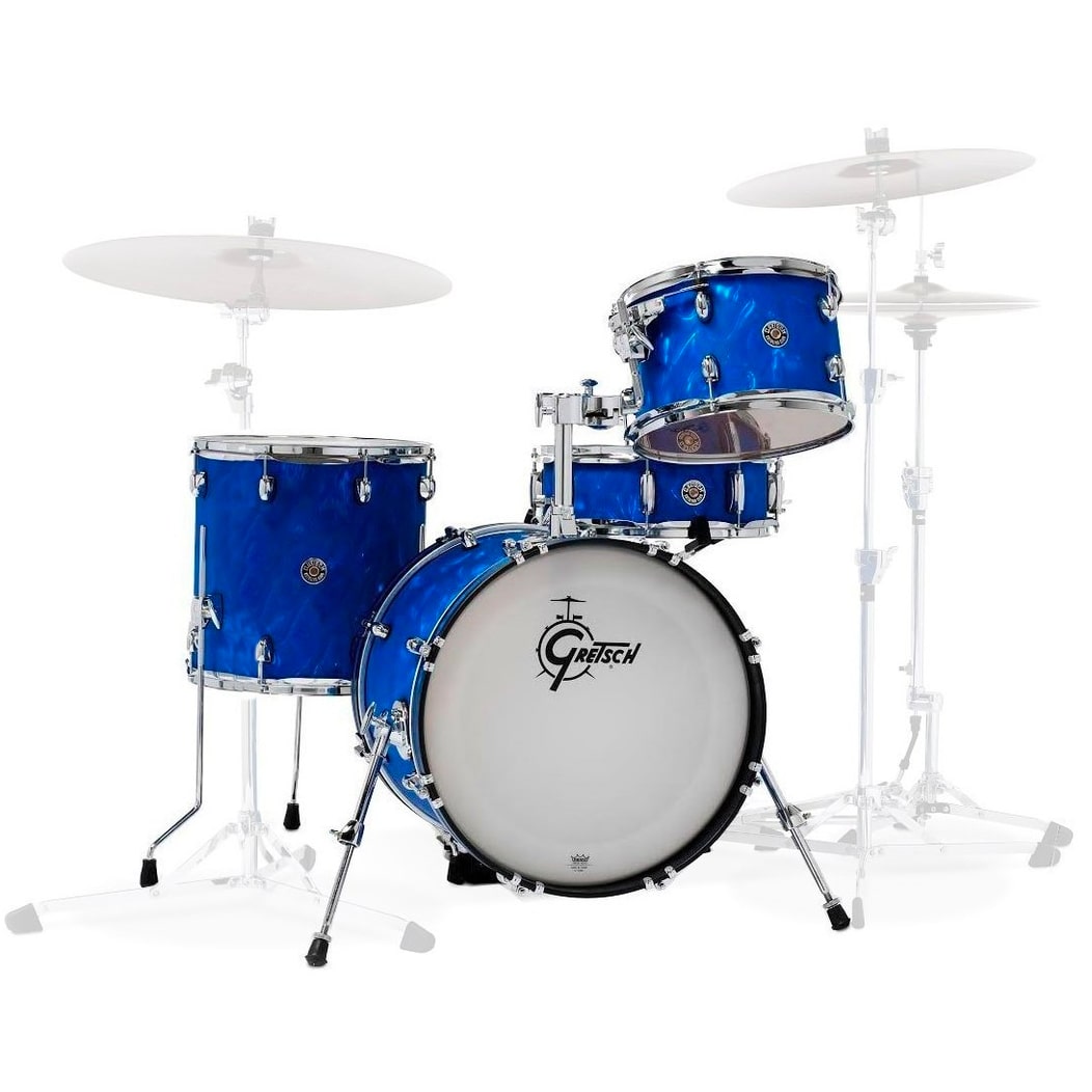 GRETSCH DRUMS CATALINA CLUB 18 3 SHELL BLUE SATIN FLAME 