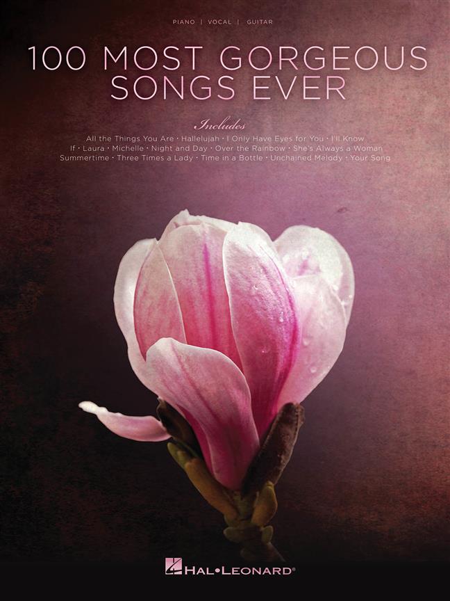 HAL LEONARD 100 MOST GORGEOUS SONGS EVER - PVG 