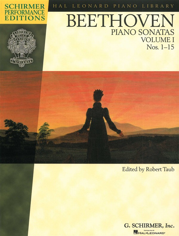 SCHIRMER SCHIRMER PERFORMANCE EDITION BEETHOVEN PIANO SONATAS TAUB VOL 1- PIANO SOLO
