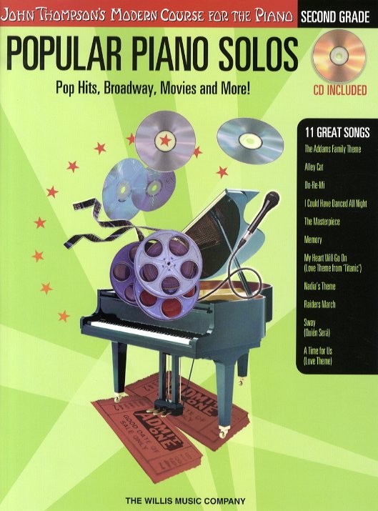 HAL LEONARD POPULAR PIANO SOLOS 2ND GRADE POP HITS, BROADWAY, MOVIES AND MORE! - PIANO SOLO