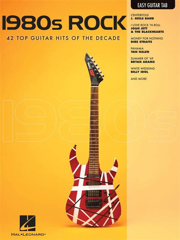 HAL LEONARD 1980s ROCK - EASY GUITAR TAB