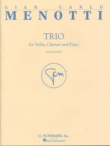 HAL LEONARD MENOTTI - TRIO - CLARINETTE, VIOLON & PIANO 