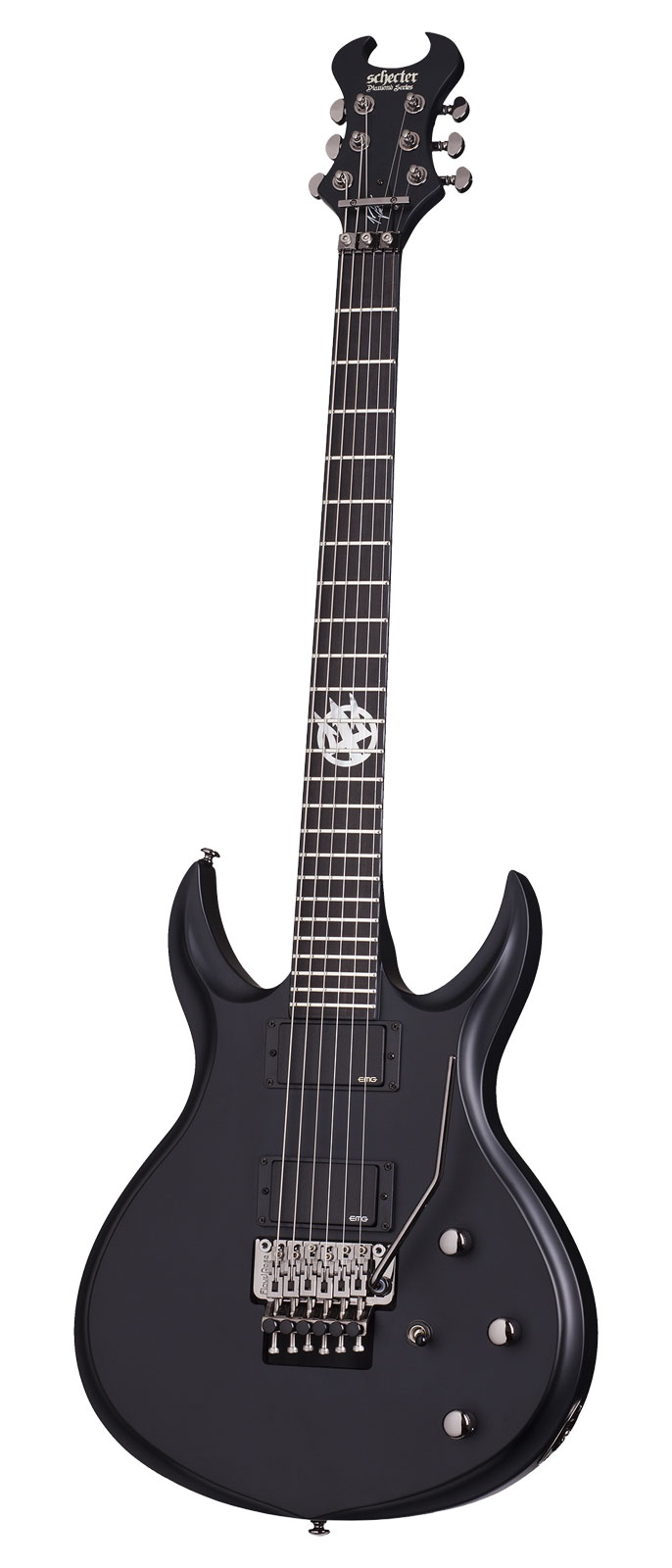 SCHECTER TRADITIONNAL CUSTOM TOMMY VICTOR SIGNATURE SATIN BLACK