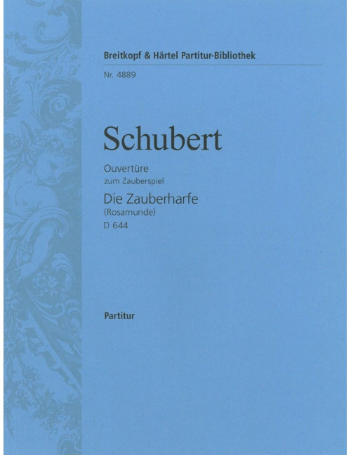 EDITION BREITKOPF SCHUBERT F. - ZAUBERHARFE D 644. OUVERTURE