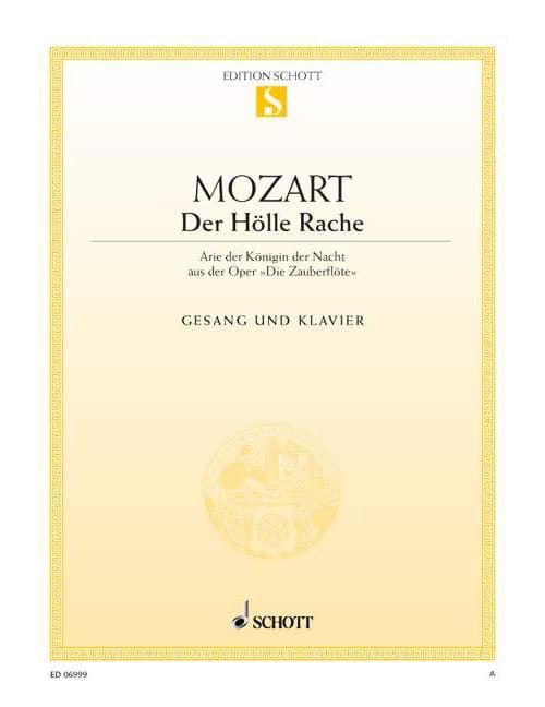 SCHOTT MOZART W.A. - THE MAGIC FLUTE - COLORATURA SOPRANO AND PIANO