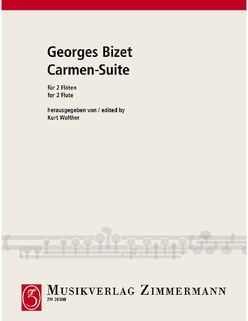 ZIMMERMANN BIZET G. - CARMEN-SUITE - 2 FLUTES