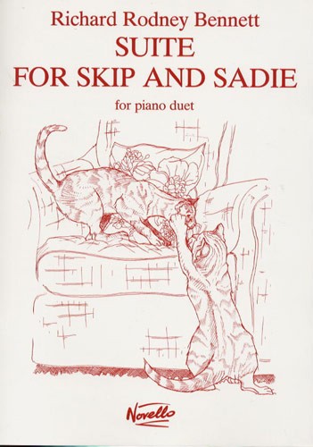 NOVELLO RICHARD RODNEY BENNETT SUITE FOR SKIP AND SADIE FOR PIANO DUET - PIANO DUET