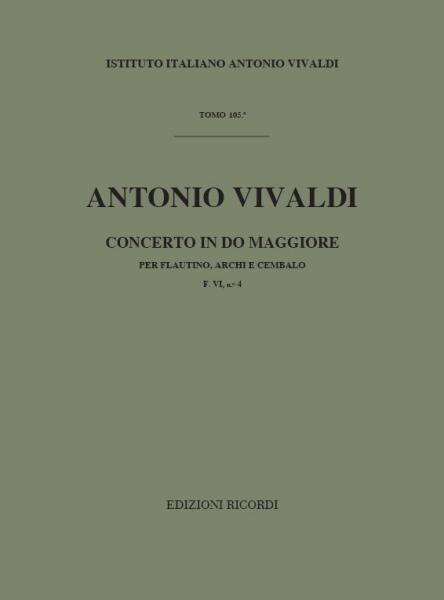 RICORDI VIVALDI A. - CONCERTI PER IN DO RV 443 - PICCOLO