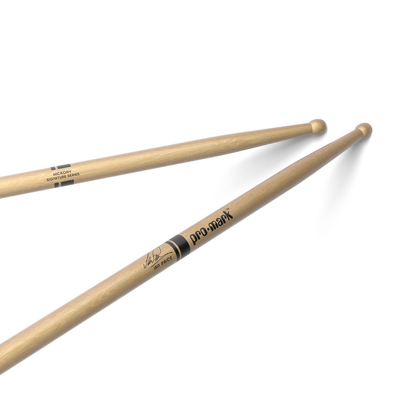 PRO MARK IAN PAICE 808 HICKORY DRUMSTICK WOOD TIP