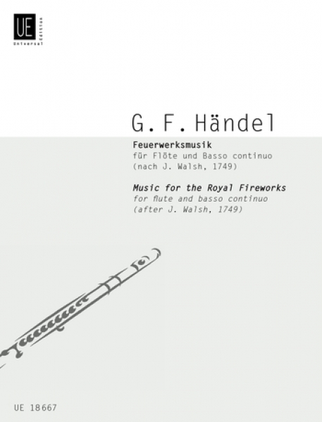 UNIVERSAL EDITION HAENDEL G.F. - FIREWORKS MUSIC - FLUTE AND BASSO CONTINUO