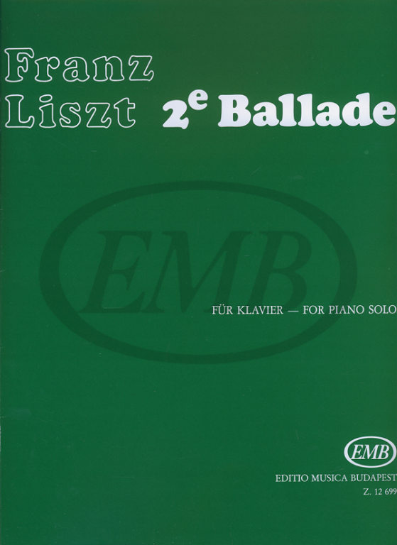 EMB (EDITIO MUSICA BUDAPEST) LISZT F. - BALLADE N° 2 - PIANO