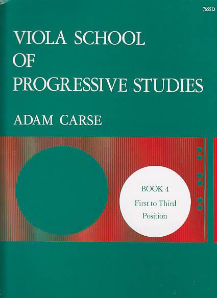 STAINER AND BELL CARSE A. - VIOLA SCHOOL OF PROGRESSIVE STUDIES VOL.4