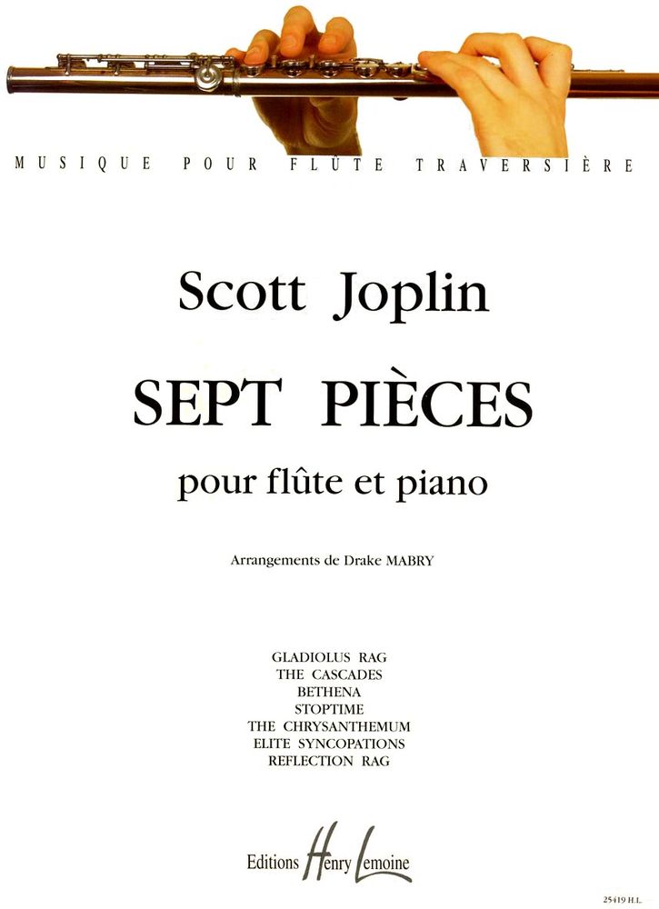 LEMOINE JOPLIN SCOTT - PIECES (7) - FLUTE, PIANO