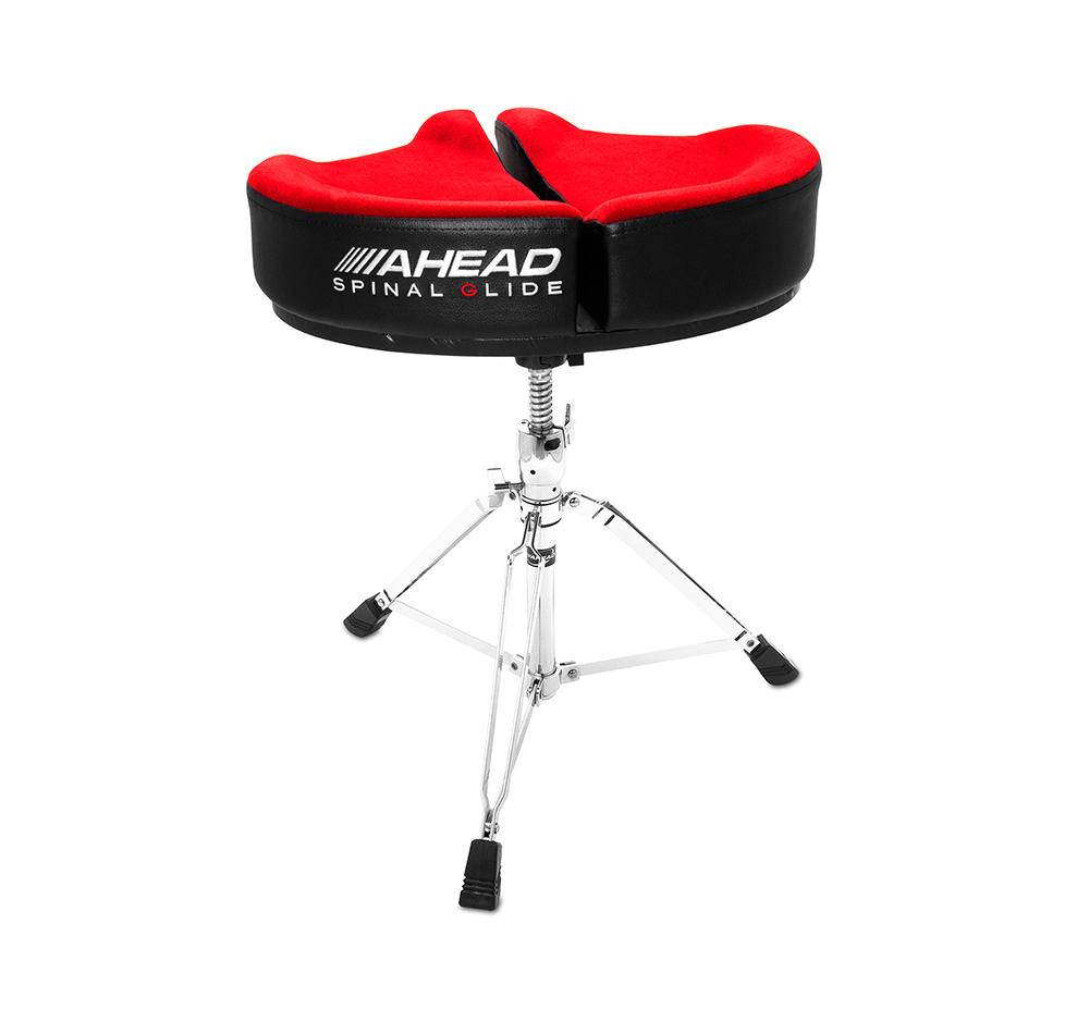AHEAD SPG-R-3 DRUM THRONE SPINAL-G RED - 3 LEG BASE