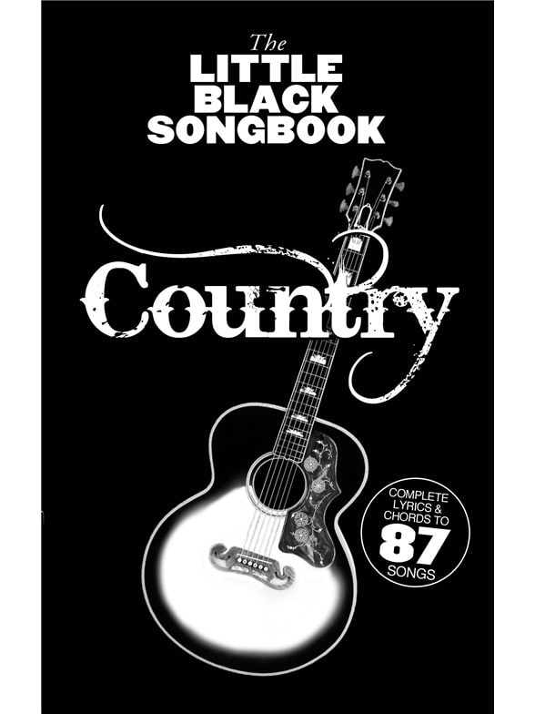 WISE PUBLICATIONS LITTLE BLACK SONGBOOK - COUNTRY - PAROLES & ACCORDS 