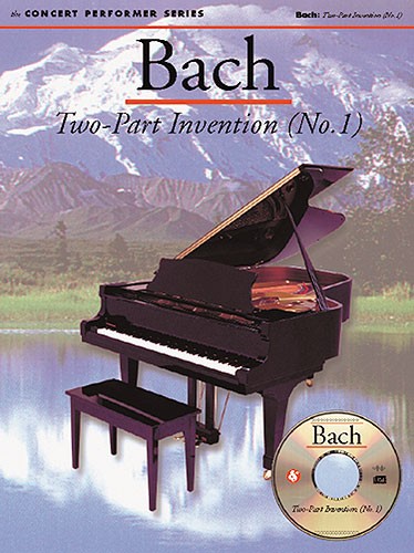 MUSIC SALES BACH J.S. - TWO-PART INVENTIONS - CONCERT PERFORMER SERIES + CD - PIANO SOLO
