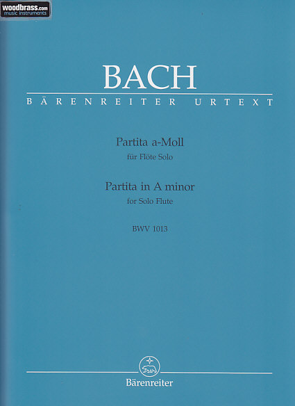 BARENREITER BACH J.S - PARTITA A MINOR BWV 1013 - FLUTE SOLO