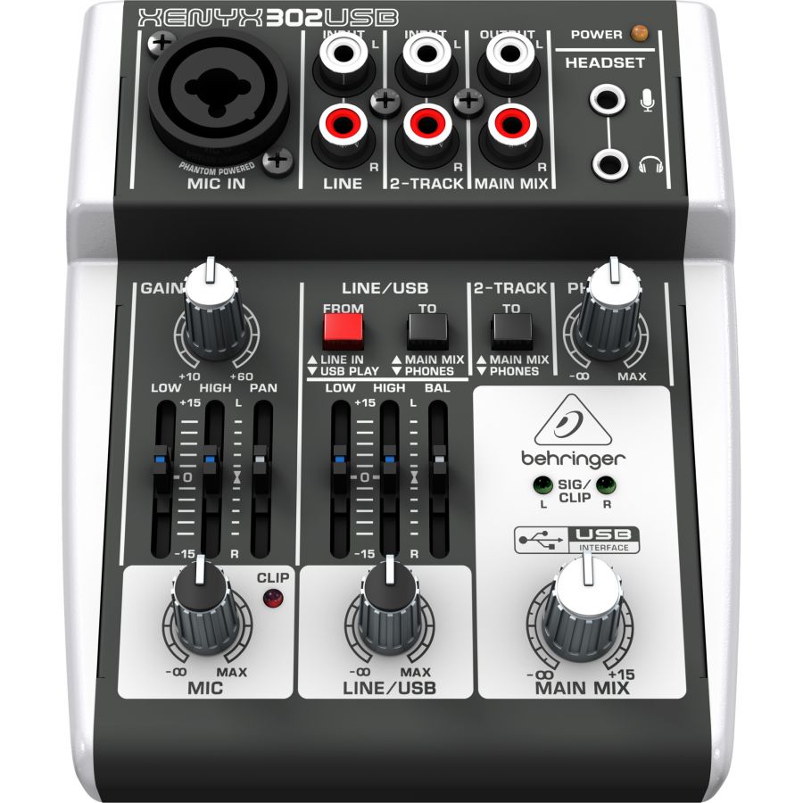 BEHRINGER XENYX 302USB CONSOLE