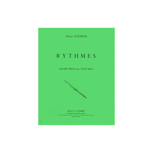 COMBRE PAUBON PIERRE - RYTHMES (4 PIECES) - FLUTE