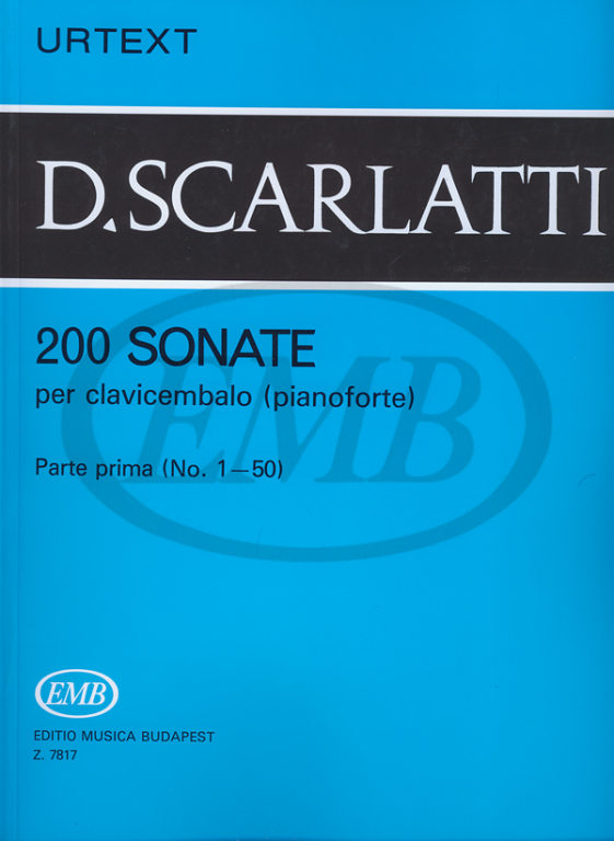 EMB (EDITIO MUSICA BUDAPEST) SCARLATTI D. - SONATE (200) VOL. 1 - PIANO