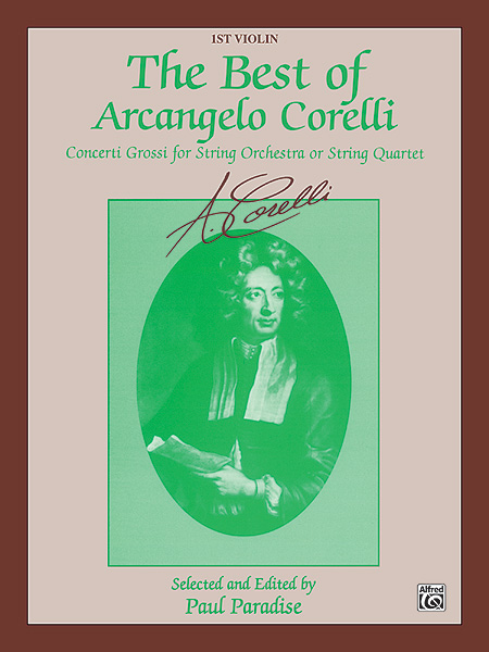 ALFRED PUBLISHING CORELLI ARCANGELO - BEST OF - VIOLIN 1