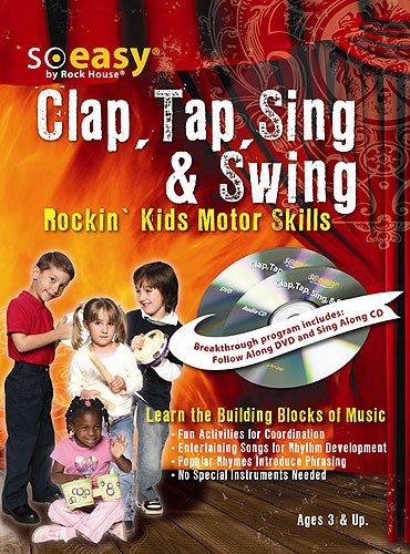 MUSIC SALES MCCARTHY JOHN - CLAP, TAP, SING AND SWING - ROCKIN' KIDS MOTOR SKILLS + CD + DVD - PERCUSSION