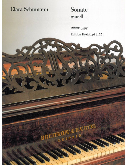 EDITION BREITKOPF SCHUMANN CLARA - SONATE G-MOLL - PIANO