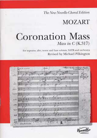 NOVELLO MOZART W.A. - CORONATION MASS IN C (K.317) - VOCAL SCORE