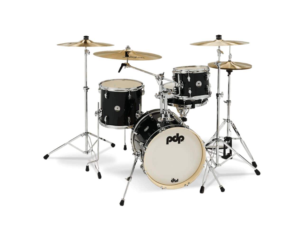 PDP BY DW BLACK ONYX SPARKLE SHELL SET NEW YORKER PDNY1604BO