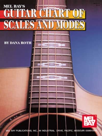 MEL BAY ROTH DANA - GUITAR CHART OF SCALES AND MODES - GUITAR