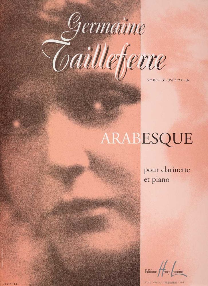 LEMOINE TAILLEFERRE G. - ARABESQUE - CLARINETTE, PIANO