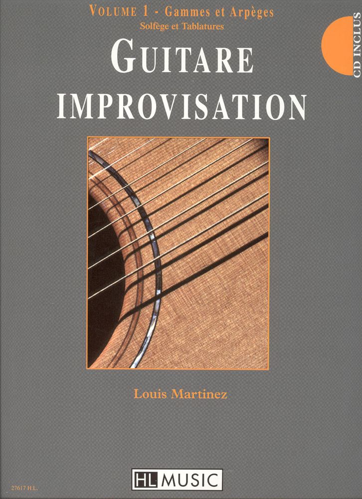 LEMOINE MARTINEZ LOUIS - GUITARE IMPROVISATION VOL.1 + CD - GUITARE