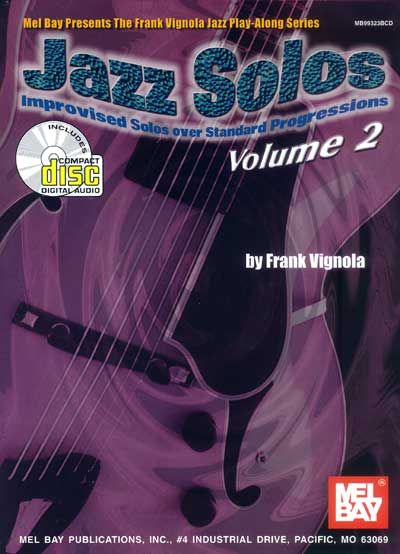 MEL BAY VIGNOLA FRANK - JAZZ SOLOS, VOLUME 2 + CD - GUITAR