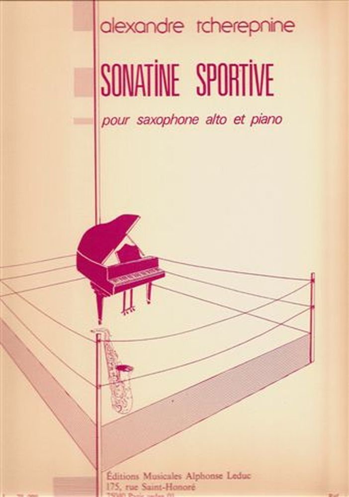 LEDUC TCHEREPINE A. - SONATINE SPORTIVE - SAXOPHONE,PIANO