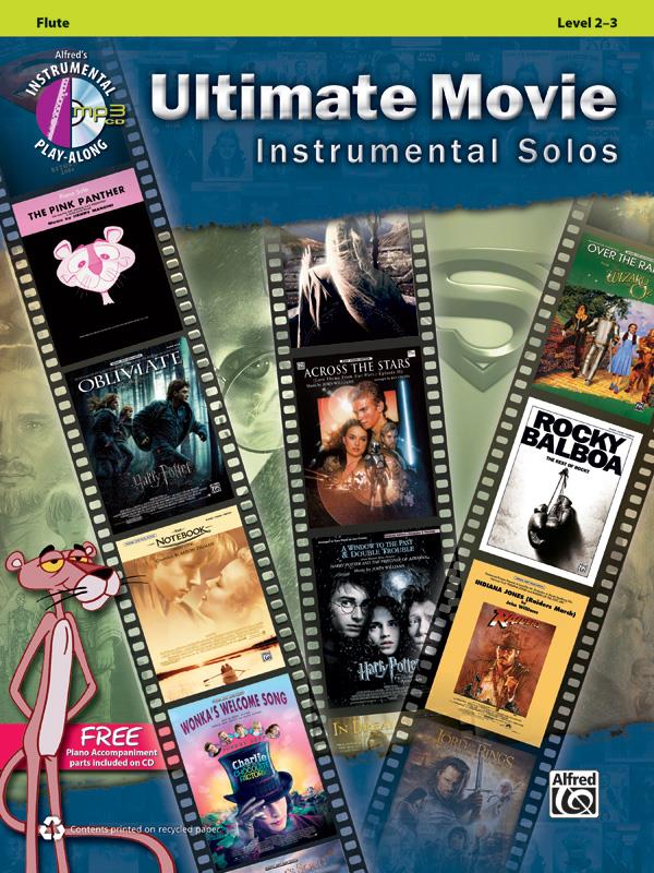 ALFRED PUBLISHING ULTIMATE MOVIE INSTRUMENTAL SOLOS - FLUTE + CD 