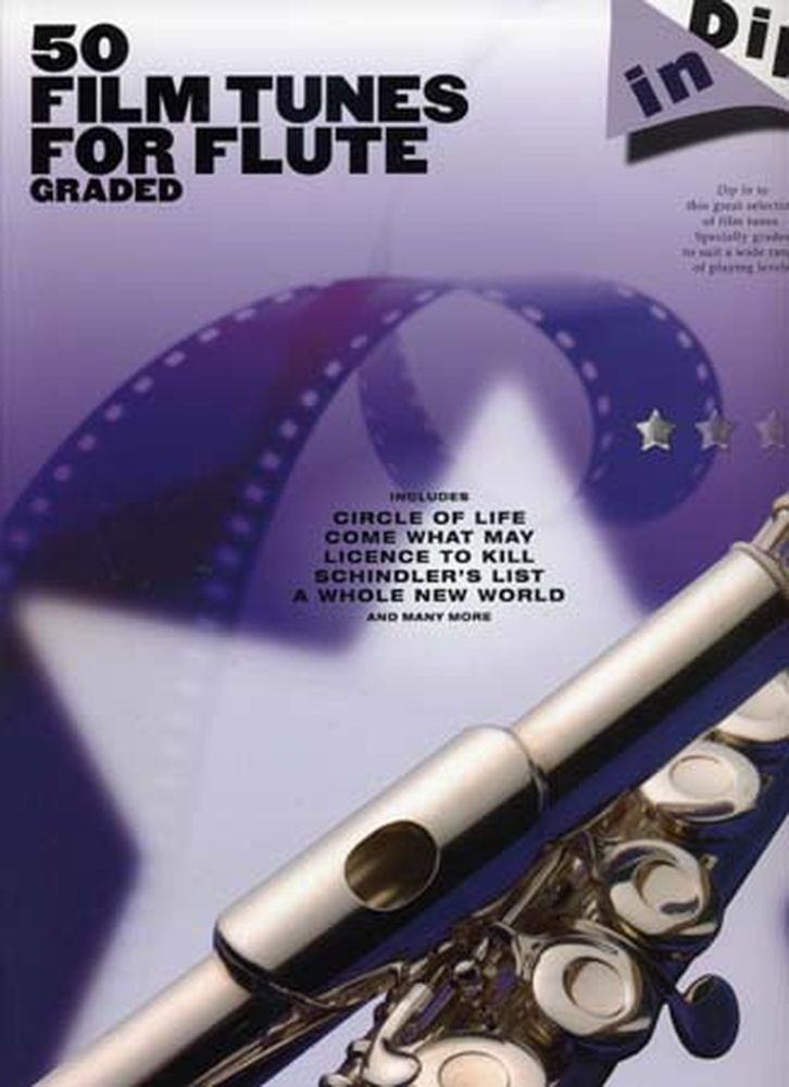 WISE PUBLICATIONS DIP IN 50 FILM TUNES FOR GRADED FLUTE