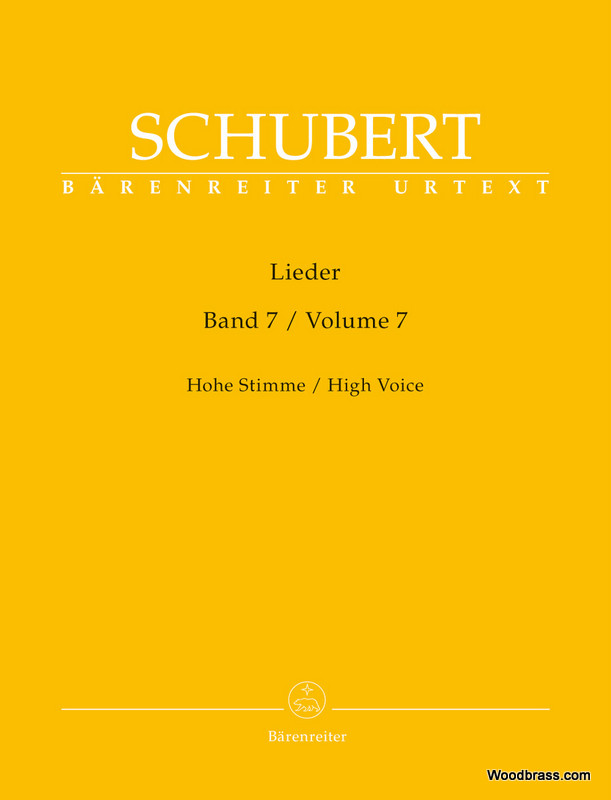 BARENREITER SCHUBERT F. - LIEDER VOL.7 - HIGH VOICE
