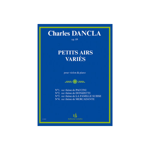 COMBRE DANCLA CHARLES - PETITS AIRS VARIES OP.89 - VIOLON ET PIANO