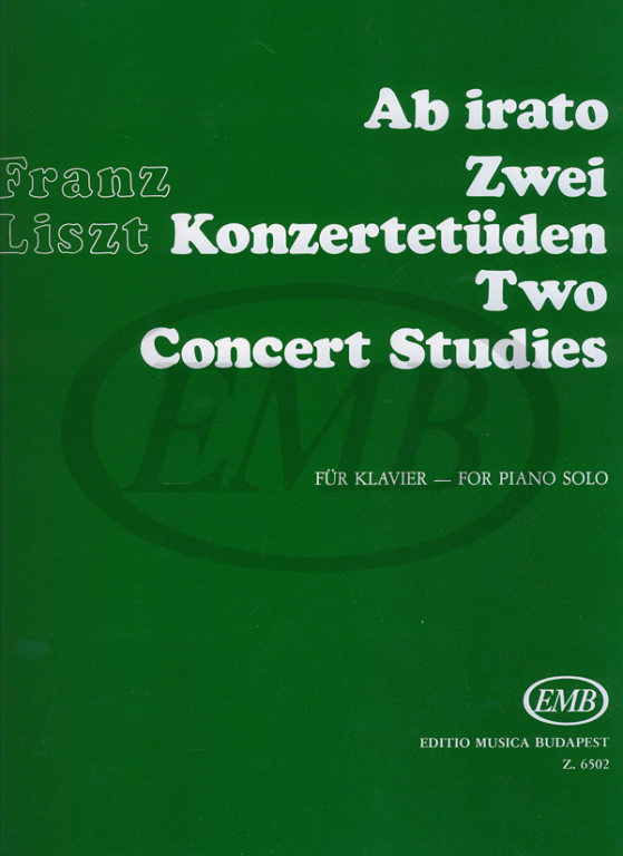 EMB (EDITIO MUSICA BUDAPEST) LISZT F. - STUDI DA CONCERTO (2) E AB IRATO - PIANO