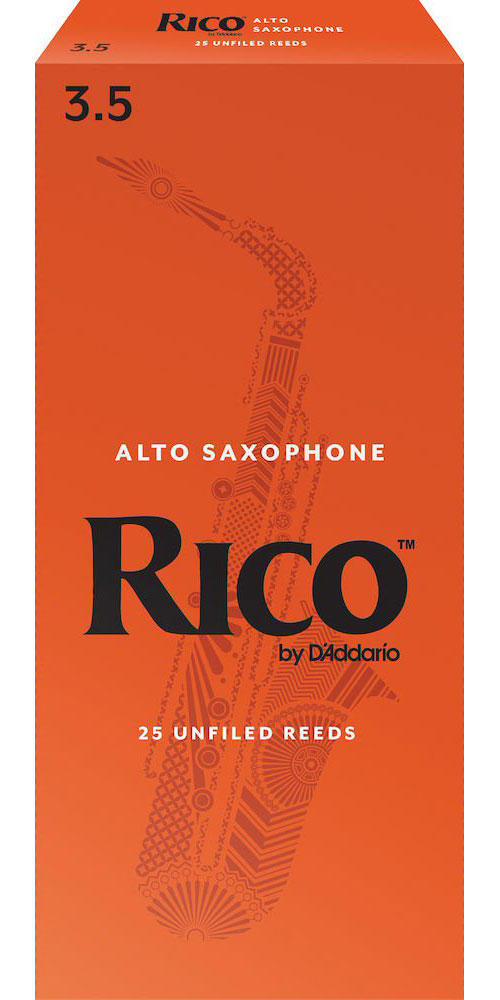 D'ADDARIO - RICO RJA2535 - RICO ALTO SAXOPHONE REEDS, FORCE 3.5, BOX OF 25