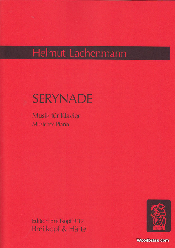 EDITION BREITKOPF LACHENMANN HELMUT - SERYNADE - MUSIK FUR KLAVIER - PIANO