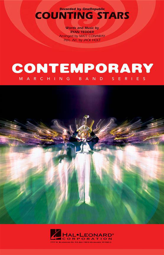 HAL LEONARD ONE REPUBLIC - COUNTING STARS - CONTEMPORARY MARCHING BAND 