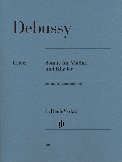 HENLE VERLAG DEBUSSY C. - SONATA FOR VIOLIN AND PIANO