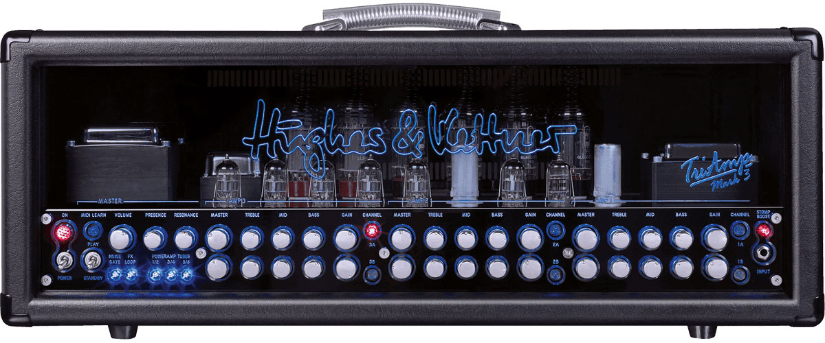HUGHES & KETTNER AMPLISED WITH LAMPS TRIAMP HEAD 150/100/50W
