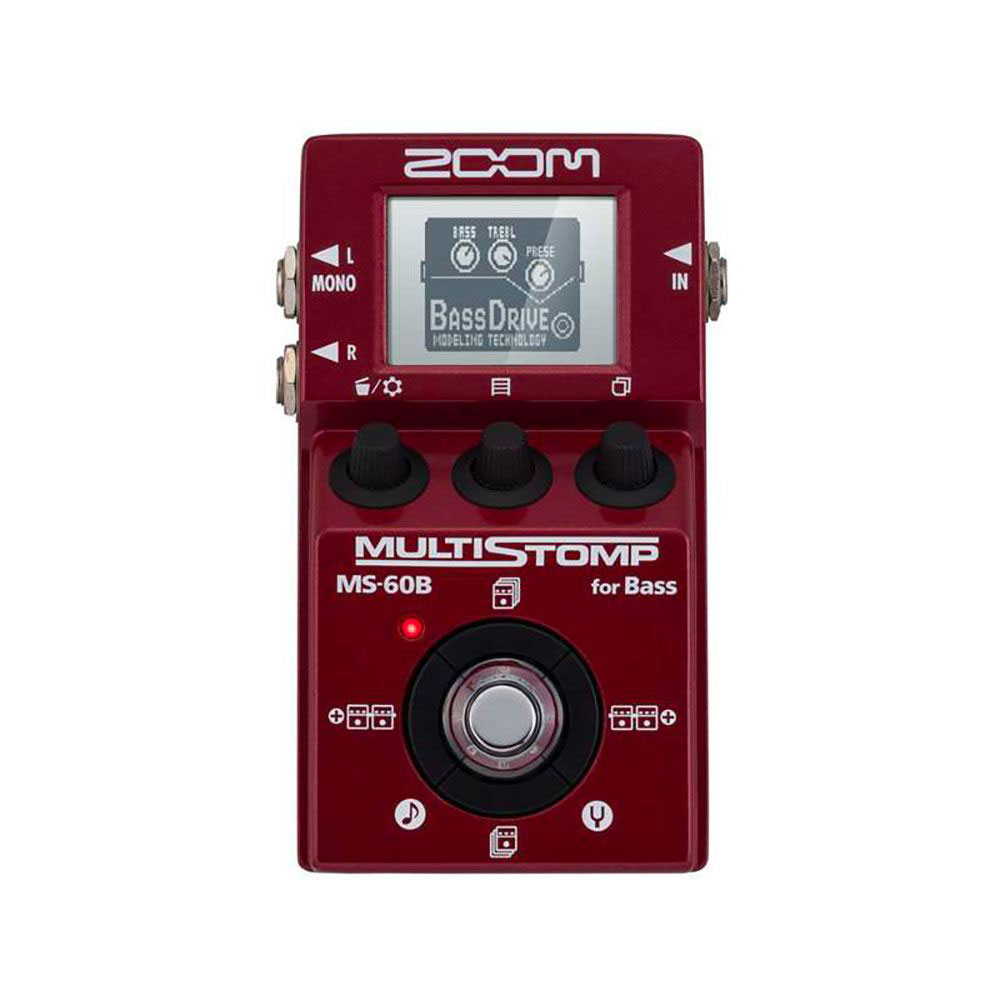 ZOOM MS-60B COMPACT MULTI-EFFECTS PEDAL FOR BASS