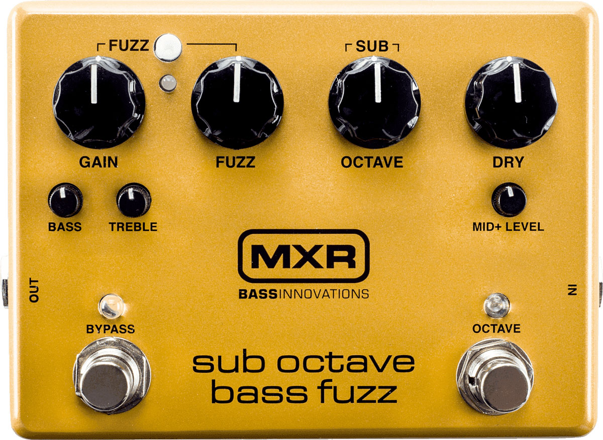 MXR PEDALS OF LOW EFFECTS INNOVATIONS SUB OCTAVE BASS FUZZ